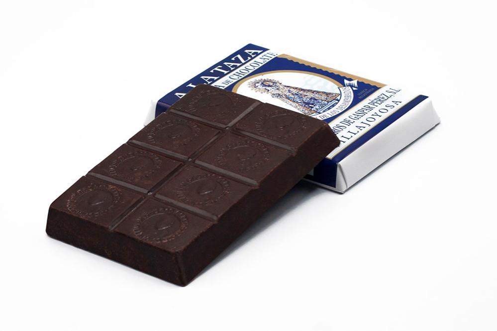 Tableta de Chocolate a la Taza Virgen de los Desamparados 38% Cacao 200g - Chocolates Pérez-chocolateSI-A la taza,perez,Sin Gluten,tabletas