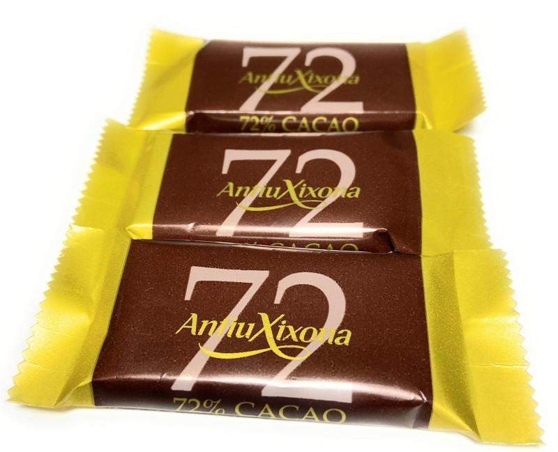 Minitabletas de Chocolate (chocolatinas individuales) a granel de 2,5kg o 5kg - Antiu Xixona - chocolateSI.com