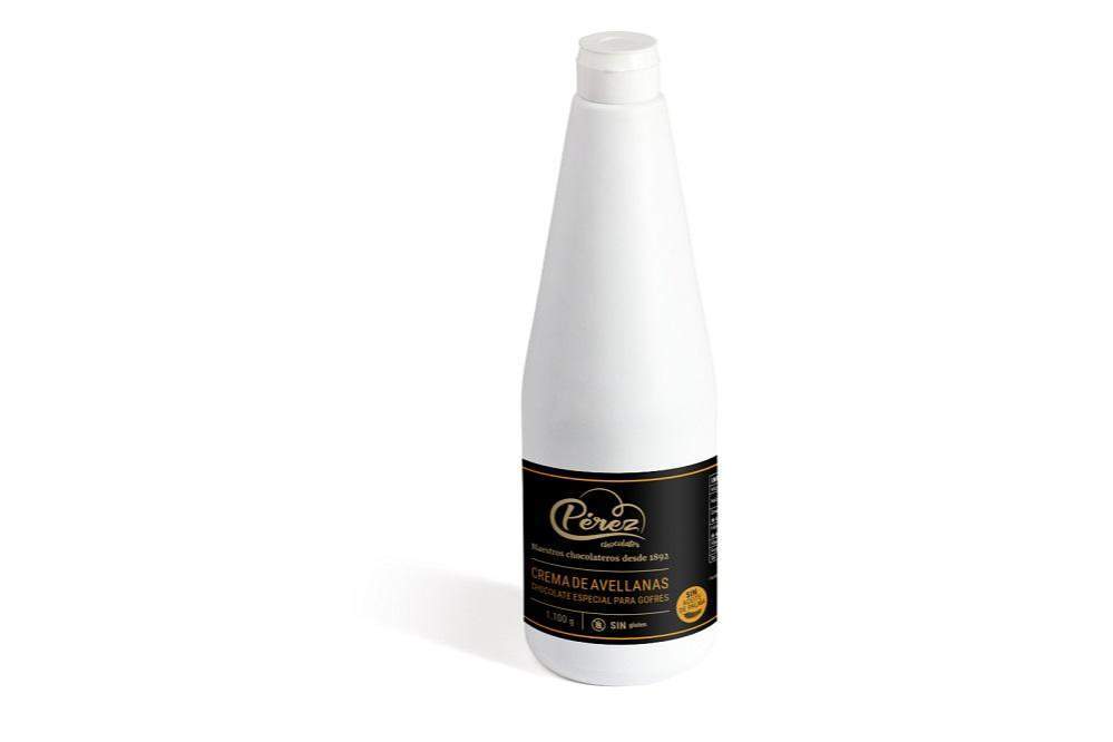 Crema  De Avellanas - Bote 1,100 g - Chocolates Pérez-chocolateSI-Avellanas,Complementos,Crema,perez,Postres,Sin aceite de Palma,Sin Gluten