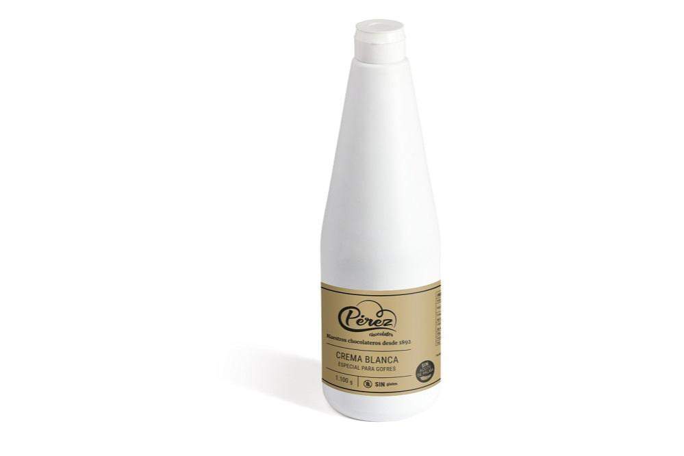 Crema Blanca - Bote 1,100 g - Chocolates Pérez - chocolateSI.com