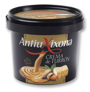 Crema de turrón para untar y cocinar Antiu Xixona-ChocolateSI-Con Almendras,Con Coco,Crema,Grandes,Postres