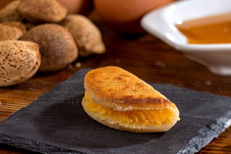 Empanadillas de Yema, 500g-ChocolateSI-Con Almendras,Con Frutas,turrones artesanos