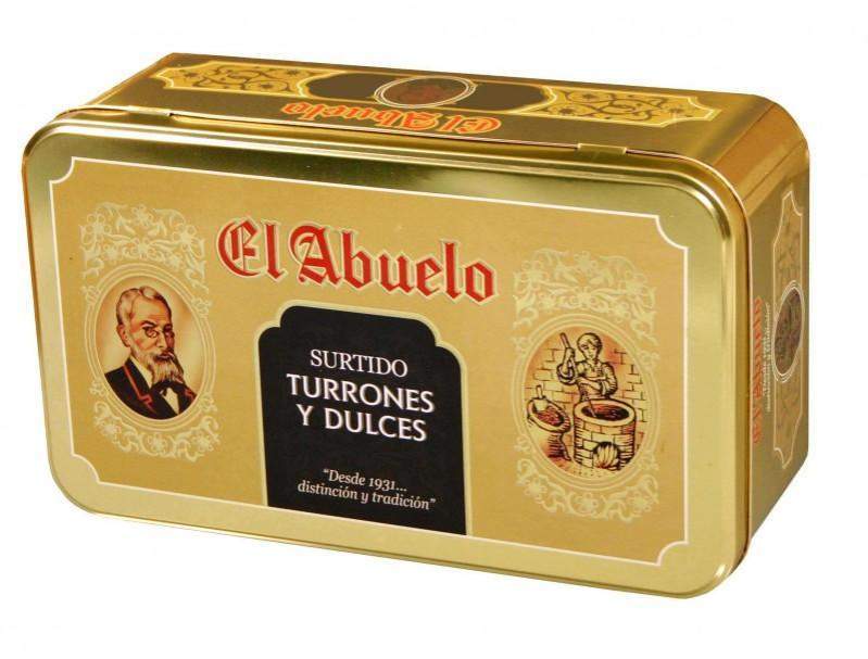 Lote 4 – Metálico-ChocolateSI-Cajas,Con Almendras,Con Frutas,Estuches,Lotes