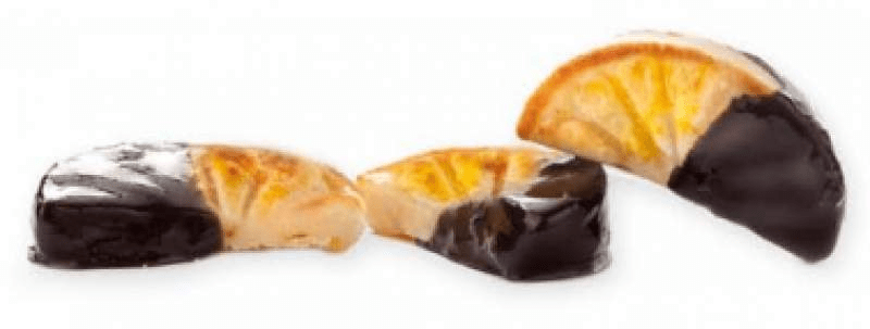 Gajos de Mazapán con Naranja al Chocolate, 200gr - chocolateSI.com