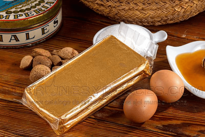 Turrón de Jijona Gourmet 70% almendra marcona - LingoTes - blando oro - chocolateSI.com