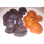 Cuartos de mandarina con Chocolate Negro a granel en formato de 1kg o 5kg.-ChocolateSI-a granel,Chocolate Negro,Con Frutas,Con Naranja,Vegano