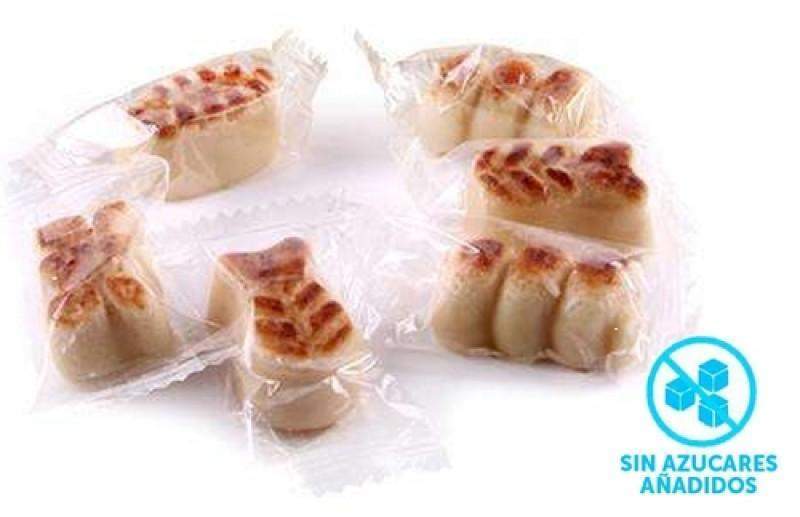 Mazapán sin azúcares añadidos, figuritas individuales en bolsa de 200g-ChocolateSI-Con Almendras,Lotes,Mazapanes,Navidad,Sin Azúcar,Sin Gluten,turrones artesanos