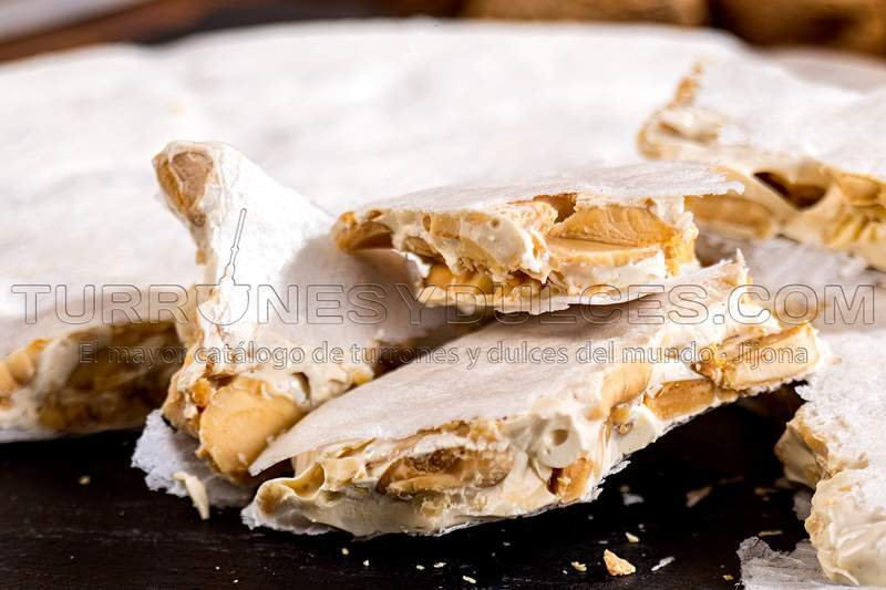 Tortas de Turrón de Alicante 200g-ChocolateSI-Con Almendras,Duro,Sin Gluten,Sin Lactosa,Tortas,turrones artesanos