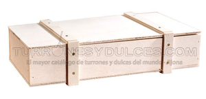 Caja de Madera para Turrón-ChocolateSI-Blandos,Cajas,Lotes,turrones artesanos