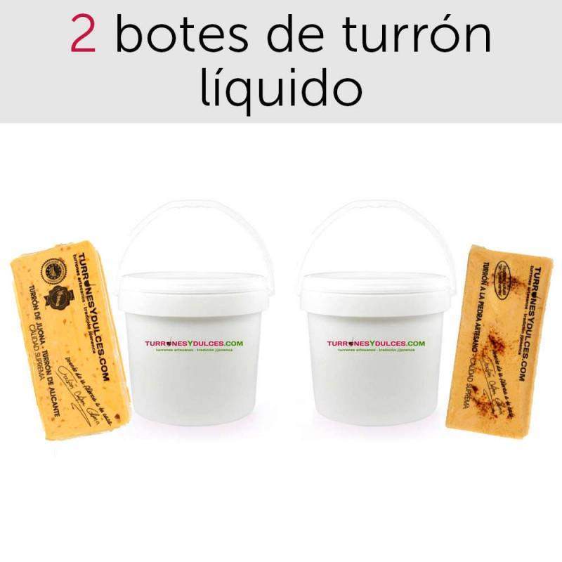 Pack turrón líquido para hacer helado y cocinar - chocolateSI.com