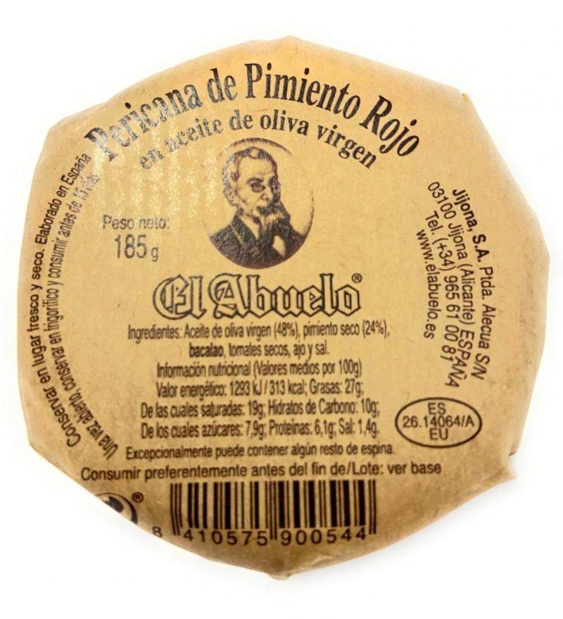 Pericana de Pimiento Rojo y bacalao
