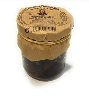 Pericana de Pimiento Rojo y aceite de oliva virgen 185g-ChocolateSI-turrones artesanos