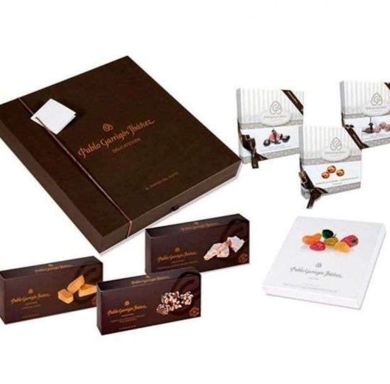 Selección Especial Delicatessen, pack de turrones Pablo Garrigós Ibañez-ChocolateSI-Con Almendras,Con Coco,Duro,Lotes