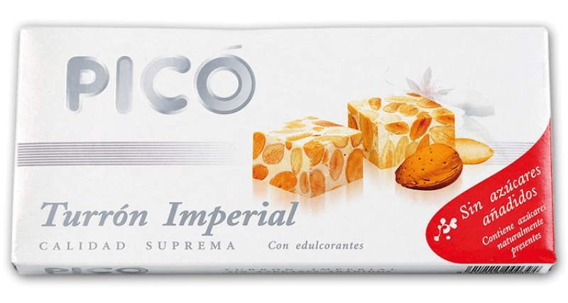 Turrón Duro Imperial Pico sin Azucares Añadidos 200grs - chocolateSI.com