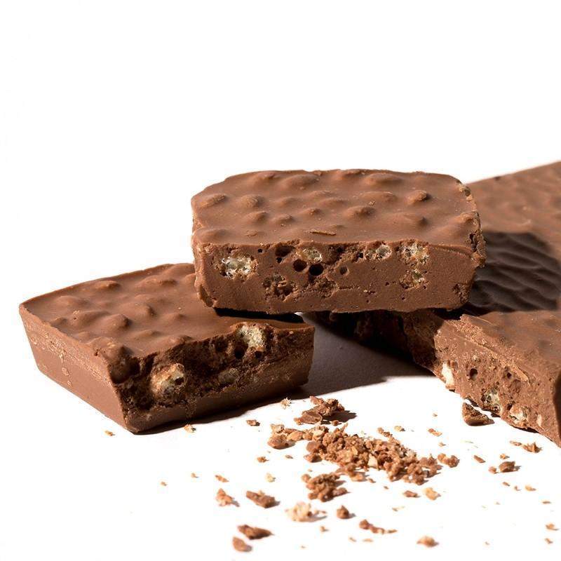 Chocolate crujiente b/200 grs.-ChocolateSI-ChocolateSi,Con Leche,Crujiente,Navidad,tabletas,turrones artesanos