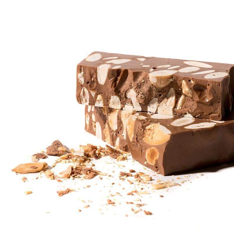 Chocolate con leche con almendras, 300 grs.-ChocolateSI-ChocolateSi,Con Almendras,Con Leche,Navidad,Sin Gluten,tabletas,turrones artesanos