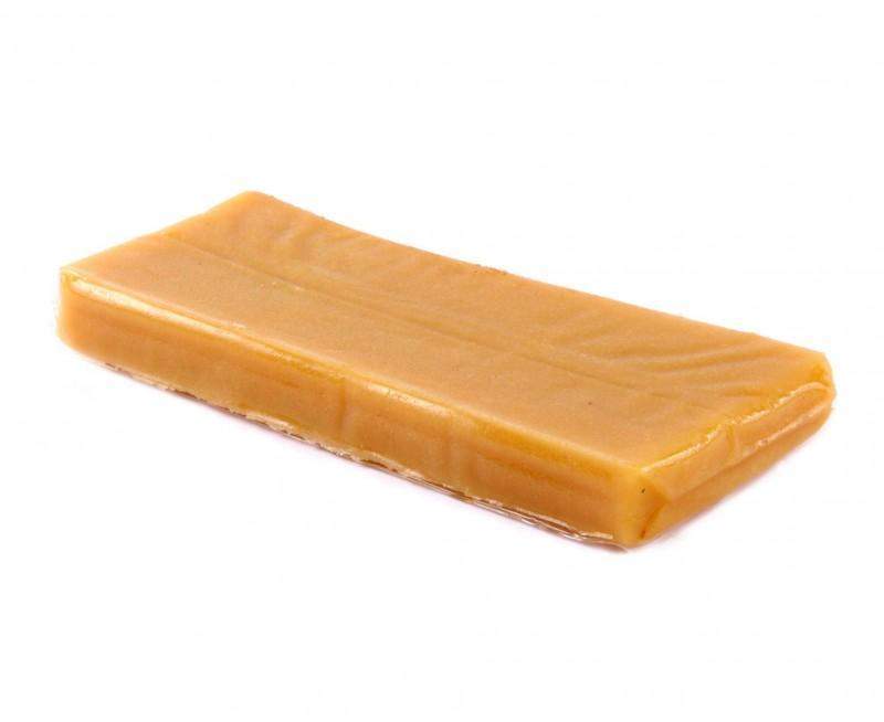 Turrón Yema Artesano, barra de 300 grs.-ChocolateSI-Blandos,Con Almendras,Duro,Sin Gluten,turrones artesanos,Vegano