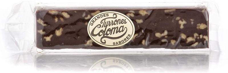 Turrón de Brownie con Nueces - Coloma Grandes Sabores - 300g-ChocolateSI-Con Almendras,Navidad,Nueces,Sin Gluten,tabletas,turron