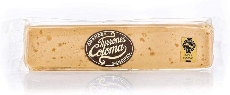 Turrón de Jijona - Coloma Grandes Sabores - 300g-ChocolateSI-Con Almendras,Con Cacahuete,Grandes,turrones artesanos