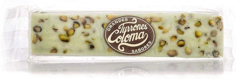Turrón de Pistacho - Coloma Grandes Sabores - 300g-ChocolateSI-Con Almendras,Con Cacahuete,Grandes,Pistachos,turrones artesanos
